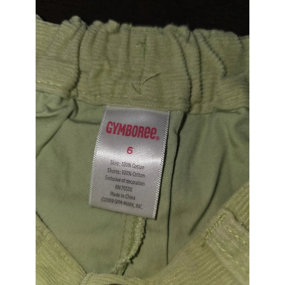 Gymboree cowgirls at heart horse top size 7 cord skort size 6